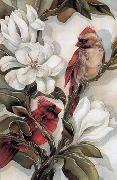 unknow artist, Floral, beautiful classical still life of flowers.033